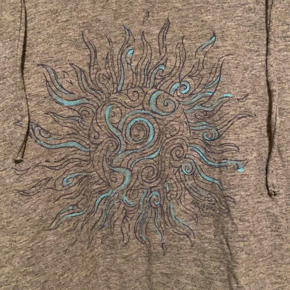 Life is Good long sleeve hoodie tee